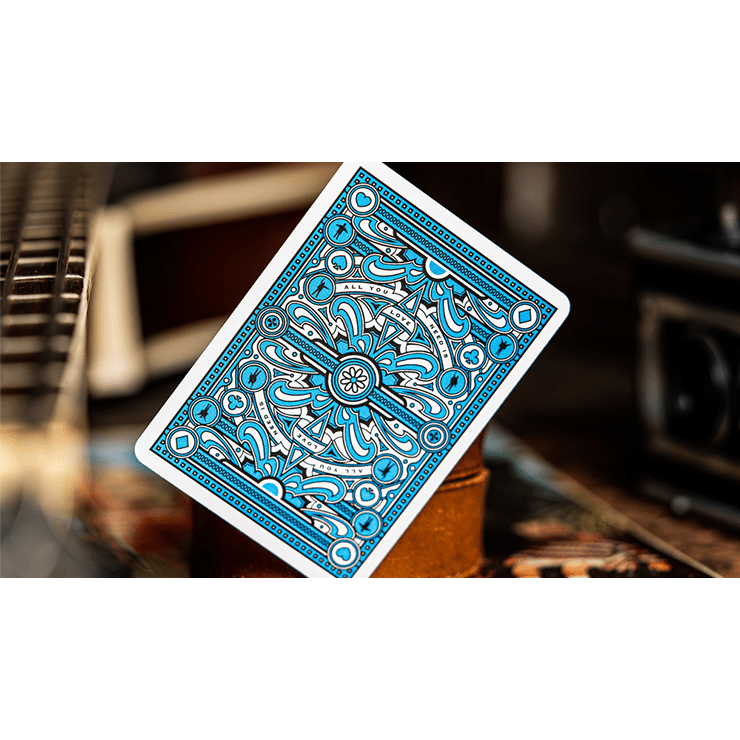 The Beatles (Blue) Playing Cards by theory11