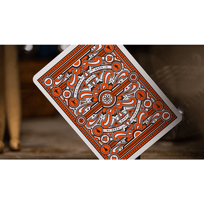 The Beatles (Orange) Playing Cards by theory11