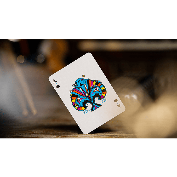 The Beatles (Orange) Playing Cards by theory11