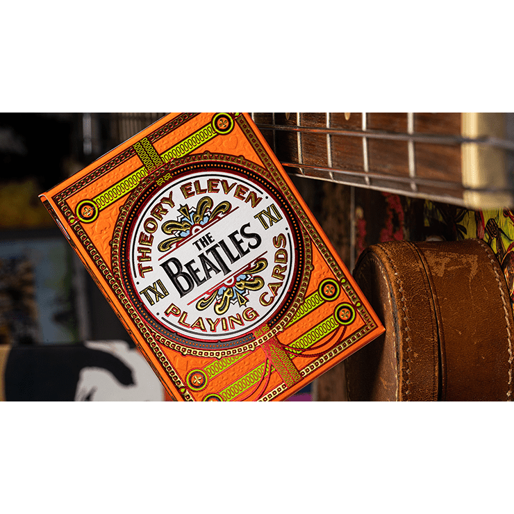 The Beatles (Orange) Playing Cards by theory11