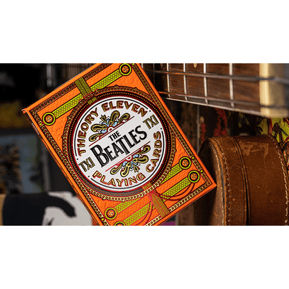 The Beatles (Orange) Playing Cards by theory11