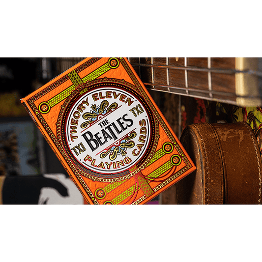 The Beatles (Orange) Playing Cards by theory11