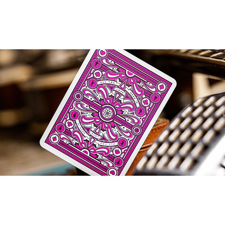 The Beatles (Pink) Playing Cards by theory11