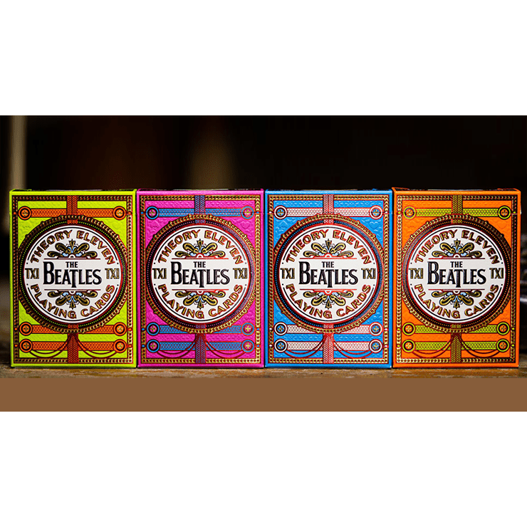 The Beatles (Green) Playing Cards by theory11