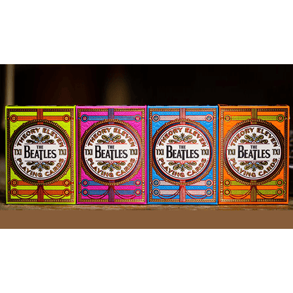 The Beatles (Green) Playing Cards by theory11