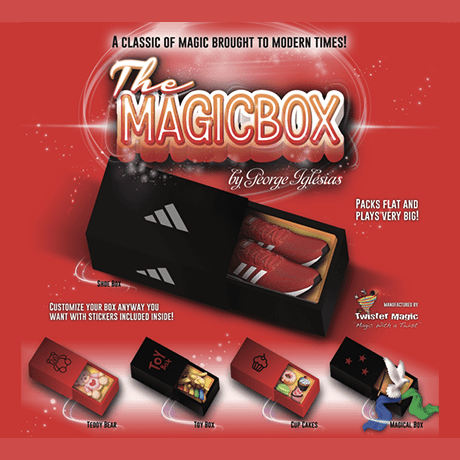 MAGIC BOX RED Medium by George Iglesias and Twister Magic - Trick
