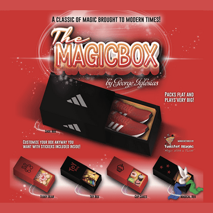 MAGIC BOX RED Medium by George Iglesias and Twister Magic - Trick