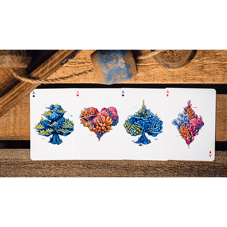 False Anchors V4 (Deep Sea)  Playing Cards by Ryan Schlutz