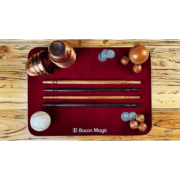 Wooden wand PRO (Standard Brown) by Harry He & Bacon Magic - Trick