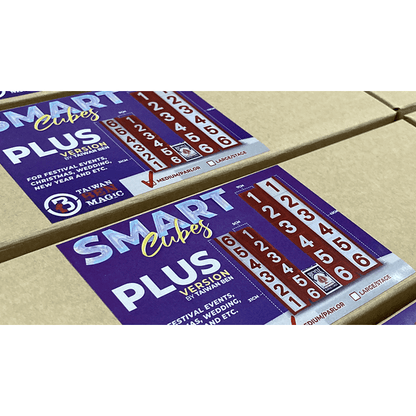 Smart Cubes PLUS RED (Medium / Parlor) by Taiwan Ben - Trick