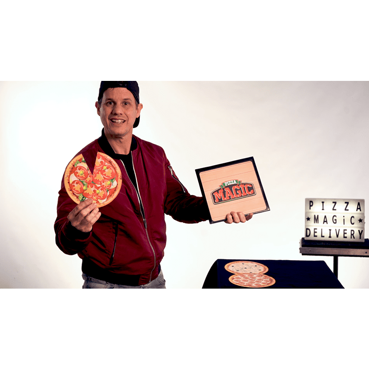 PIZZA MAGIC (Gimmicks and Online Instructions) by Gustavo Raley - Trick