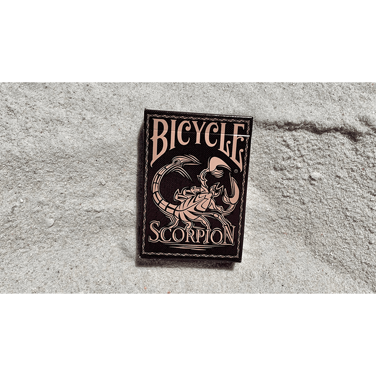 Gilded Bicycle Scorpion (Brown) Playing Cards