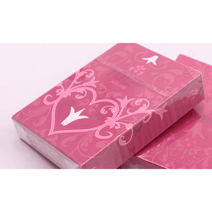 Pink Tulip Playing Cards Dutch Card House Company