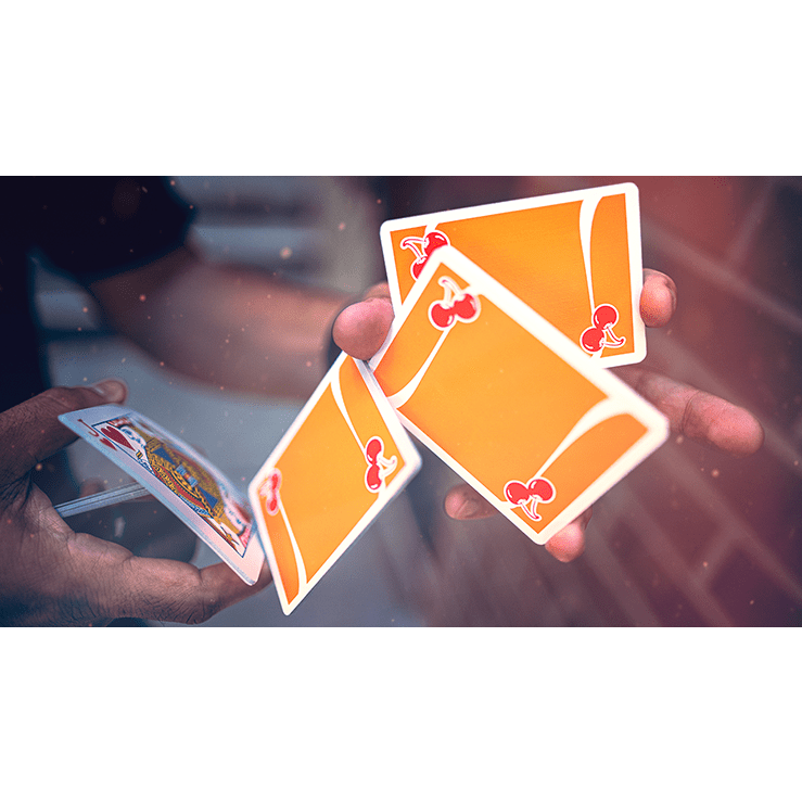 Cherry Casino Summerlin Sunset (Orange) Playing Cards by Pure Imagination Projects