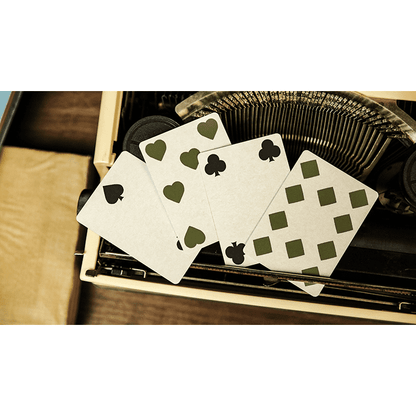 Reminisce (Green) Playing Cards