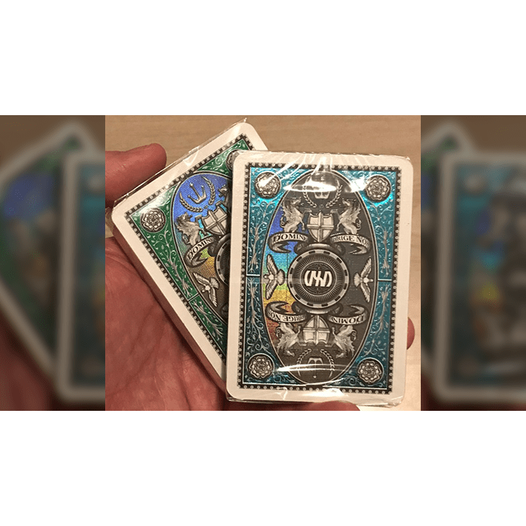 London Diffractor Double Metal Playing Card Set