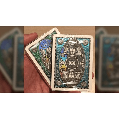 London Diffractor Double Metal Playing Card Set