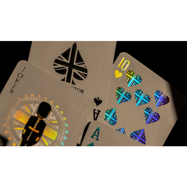 London Diffractor Double Metal Playing Card Set