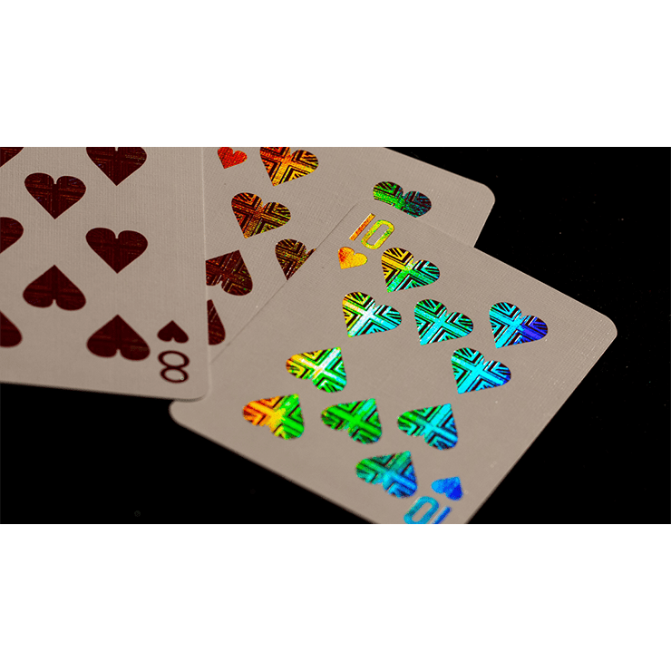 London Diffractor Double Metal Playing Card Set