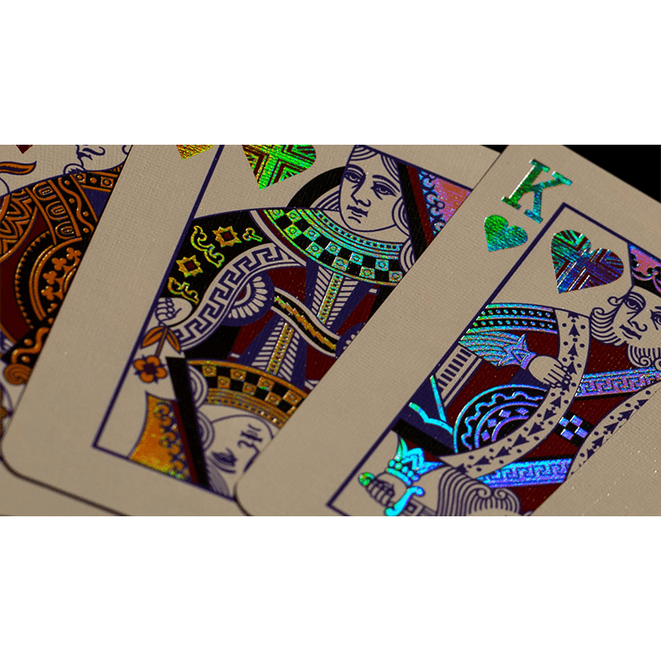London Diffractor Double Metal Playing Card Set