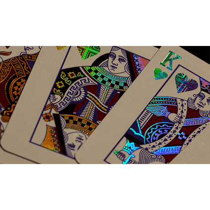 London Diffractor Double Metal Playing Card Set