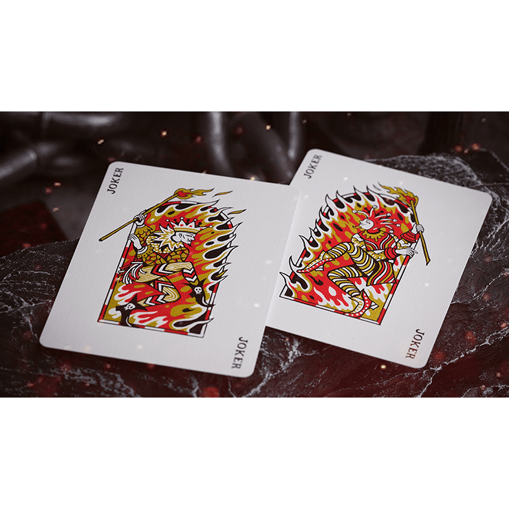 Sacred Fire (Eternal Flame) Playing Cards by Riffle Shuffle