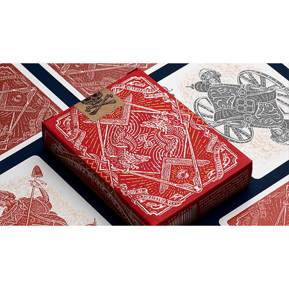 Sons of Liberty Patriot Red Playing Cards