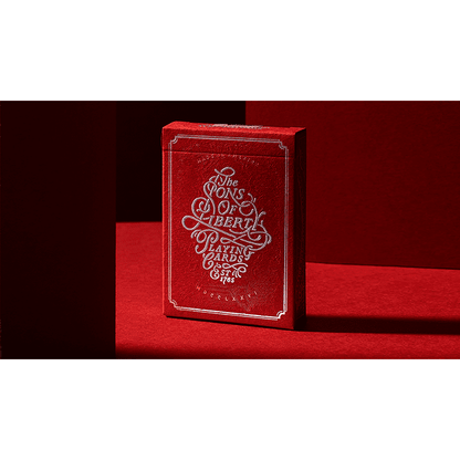 Sons of Liberty Patriot Red Playing Cards