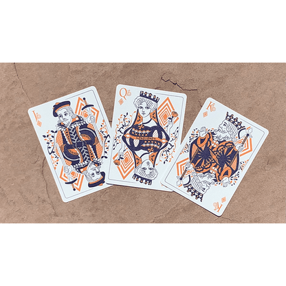 Bicycle Snail (Orange) Playing Cards