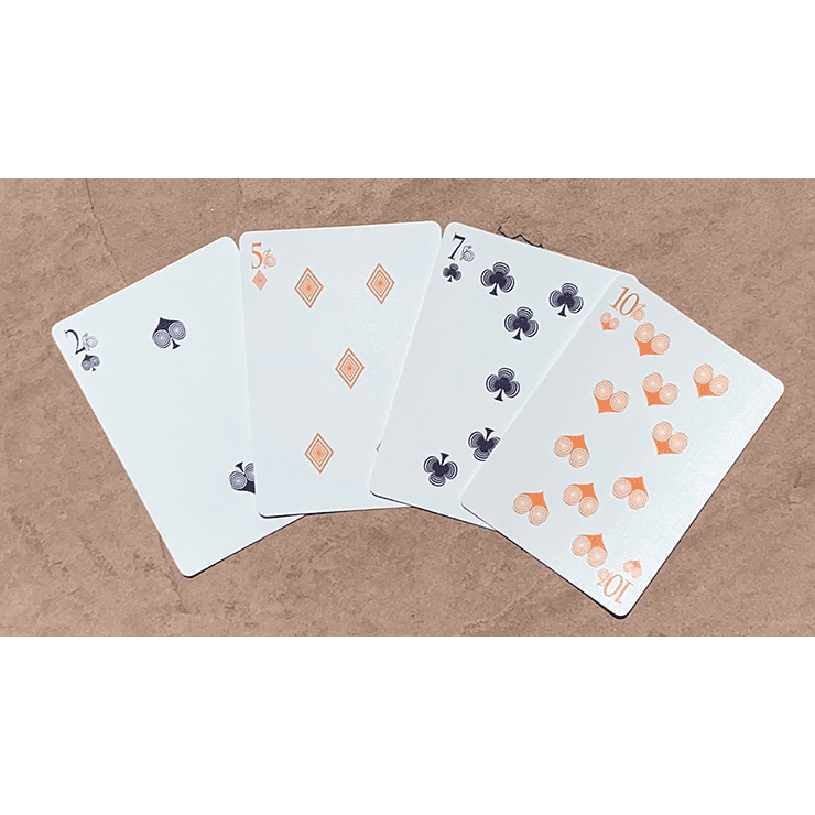 Bicycle Snail (Orange) Playing Cards