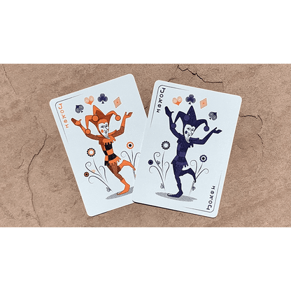 Bicycle Snail (Orange) Playing Cards