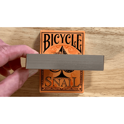 Gilded Bicycle Snail (Orange) Playing Cards