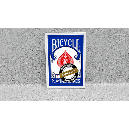 Bicycle 2 Faced Blue Tuck (Mirror Deck Same Both Sides) Playing Card