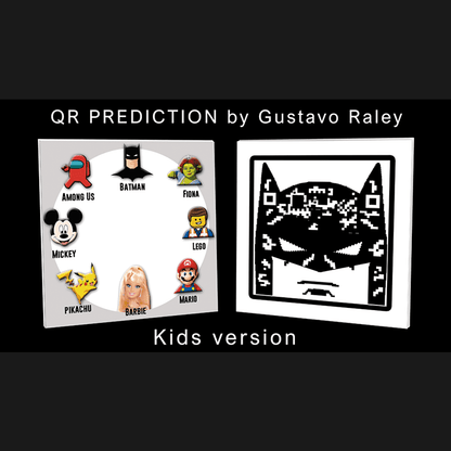 QR PREDICTION BATMAN (Gimmicks and Online Instructions) by Gustavo Raley - Trick