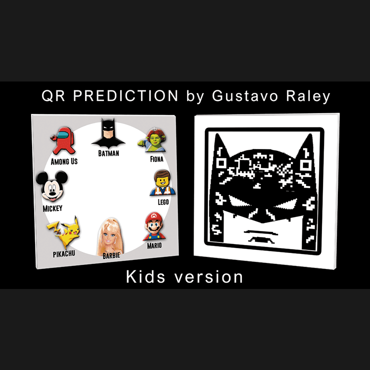 QR PREDICTION BATMAN (Gimmicks and Online Instructions) by Gustavo Raley - Trick