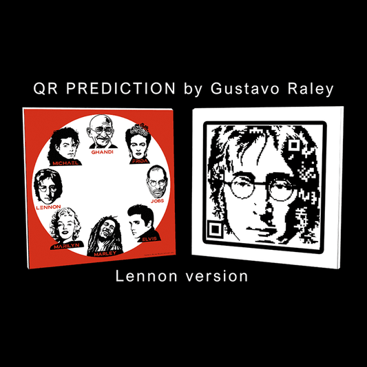 QR PREDICTION JOHN LENNON (Gimmicks and Online Instructions) by Gustavo Raley - Trick