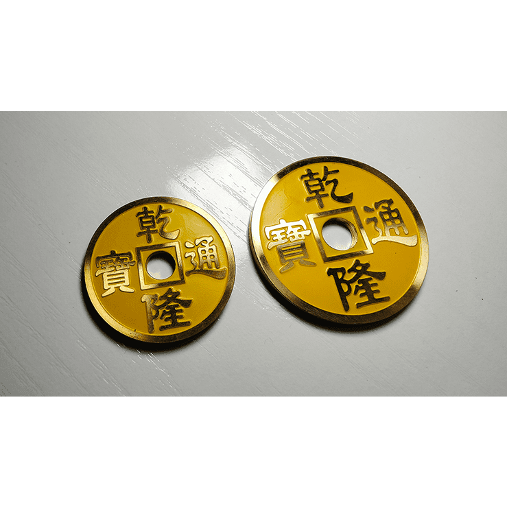 Large Yellow Token CHINESE COIN YELLOW LARGE by N2G - Trick – Alakazam Magic