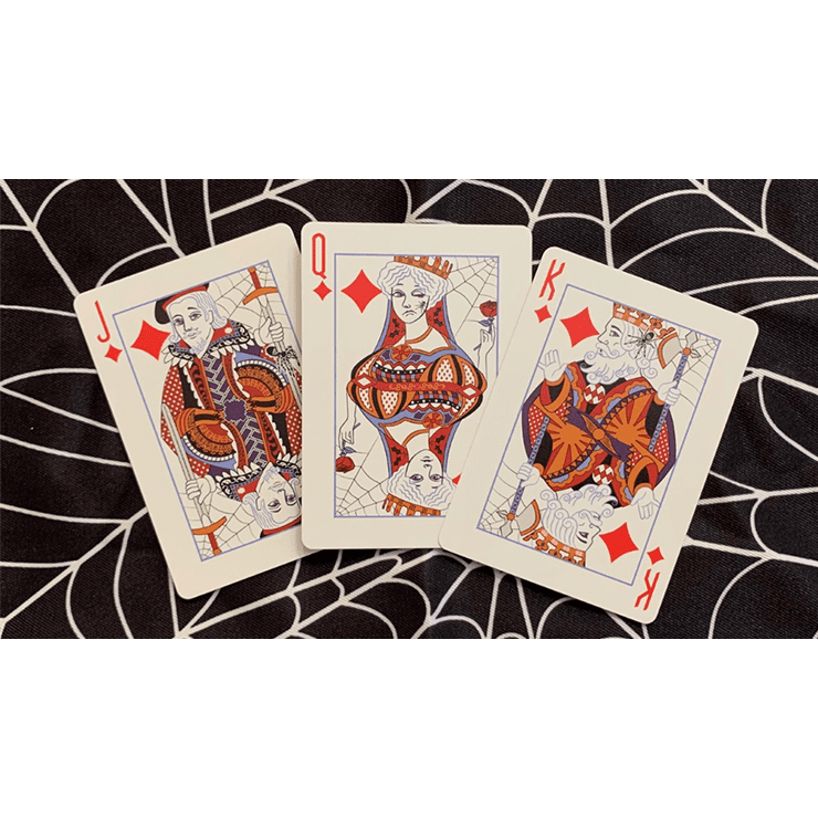 Gilded Bicycle Spider (Tan) Playing Cards