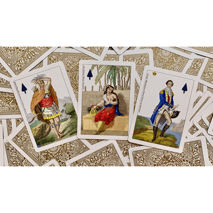 Gilded Geographical Hodges Playing Cards