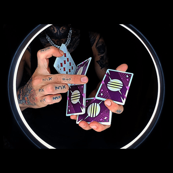 Retro Wave Playing Cards