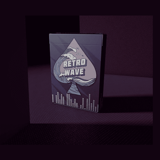 Retro Wave Playing Cards