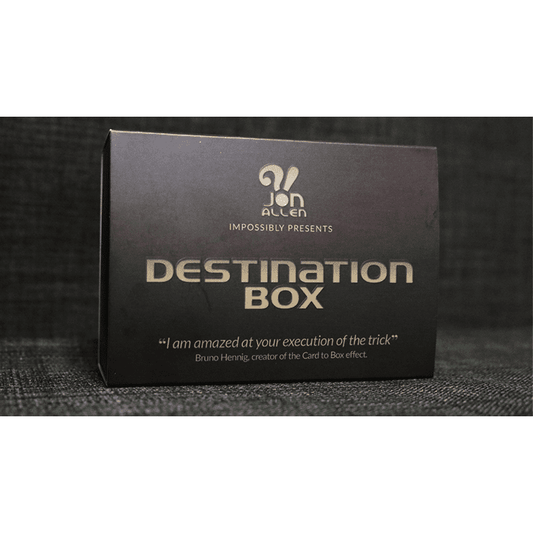 DESTINATION BOX (Gimmicks & Online Instructions) by Jon Allen - Trick