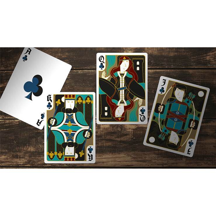 Secret Tale Black Knight Playing Cards