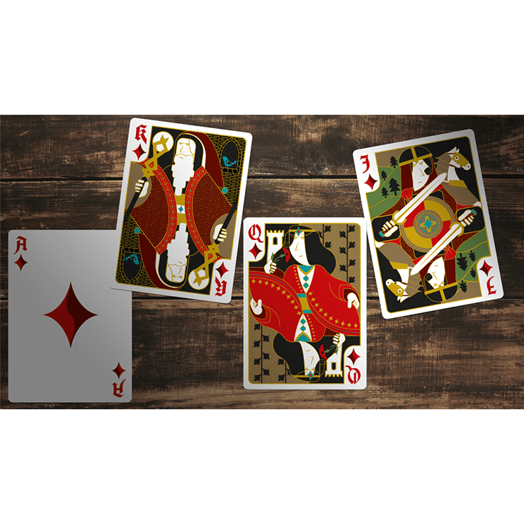 Secret Tale Black Knight Playing Cards