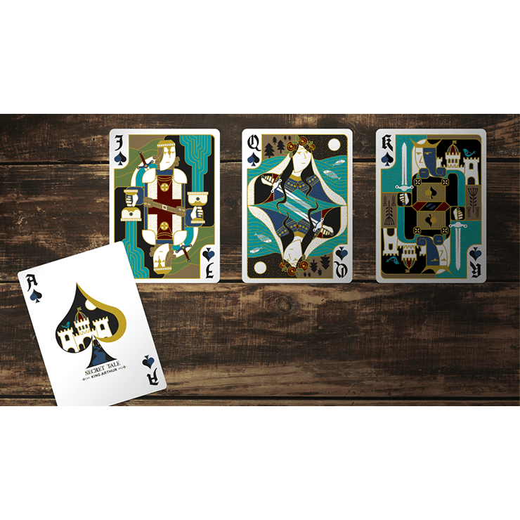 Secret Tale Black Knight Playing Cards