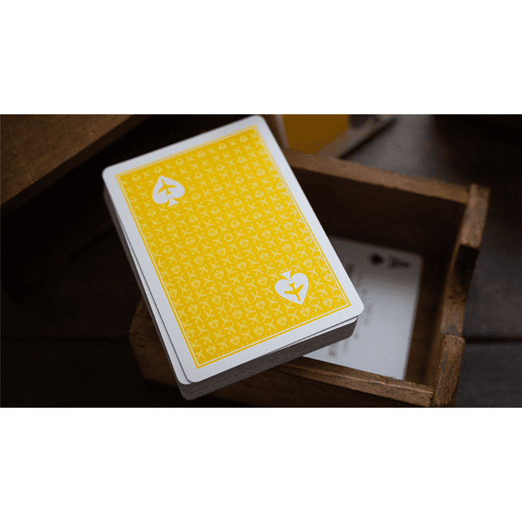 Lounge Edition in Taxiway Yellow by Jetsetter Playing Cards