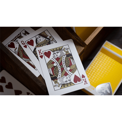 Lounge Edition in Taxiway Yellow by Jetsetter Playing Cards