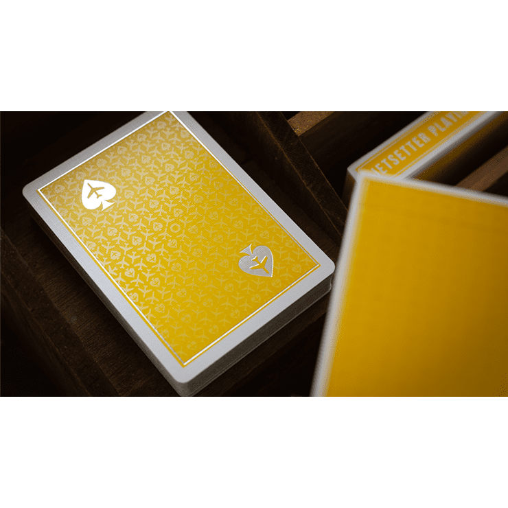 Limited Edition Lounge in Taxiway Yellow by Jetsetter Playing Cards