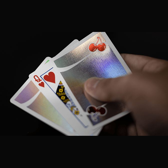 Cherry Casino Sands Mirage (Holographic) Playing Cards