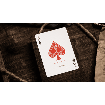 Jerry's Nugget (Atomic Red) Marked Monotone Playing Cards